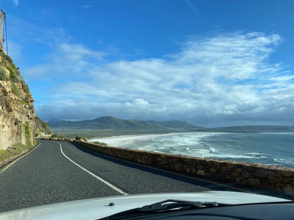 End of Chapman's Peak route, overlooking Noordhoek Beach